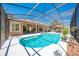 Backyard screened-in pool with lounge area for outdoor relaxation at 1941 Mathis Rd, St Cloud, FL 34771