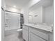 Bathroom featuring vanity, toilet and shower/tub at 208 Feltrim Reserve Blvd, Davenport, FL 33837