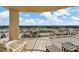 Spacious balcony with amazing city views and comfortable lounge seating at 2403 S Atlantic Ave # 501, Daytona Beach Shores, FL 32118