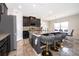 Well-equipped kitchen with dark cabinets, granite countertops, and stainless steel appliances at 3252 Toscana Dr, St Cloud, FL 34772