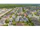 An aerial view shows a well-maintained neighborhood with lush landscaping and inviting homes at 4007 Green Sabal Dr, Orlando, FL 32824