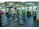 Community gym with a variety of cardio machines and fitness equipment with rubber flooring at 4525 Sw 52Nd Cir # 103, Ocala, FL 34474