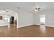 The living room has an open design and laminate floors at 503 New York Ave, St Cloud, FL 34769