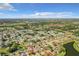 A panoramic aerial shot of a community showcasing the residential area and neighborhood amenities at 832 Whalebone Bay Dr, Kissimmee, FL 34741