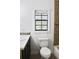 Bathroom vanity and commode next to shower featuring neutral colors and clean lines at 10330 Turkey Lake Rd # A-4 Ak/A 107, Orlando, FL 32819