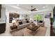 Open-concept living area with modern finishes, seamlessly blending the kitchen and dining space for contemporary living at 789 Cielo Trl, Kissimmee, FL 34759