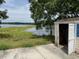 Water view with shed in the backyard at 1512 Ison Ln, Ocoee, FL 34761