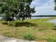 Green backyard with a fence and water view at 1512 Ison Ln, Ocoee, FL 34761