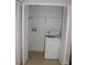 Laundry room with dryer and storage at 2804 Club Cortile Cir # A, Kissimmee, FL 34746
