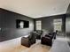 Media room with large screen and plush seating, ideal for home entertainment at 1326 Butterfly Orchid Rd, Davenport, FL 33837