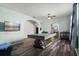 Game room with a pool table, a TV on the wall, and a modern decor at 206 Bonville Dr, Davenport, FL 33897