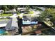 An aerial view shows the property's layout, private backyard, and proximity to local streets at 2227 Coventry Dr, Winter Park, FL 32792