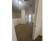 Hallway with neutral carpet and white walls, leading to additional rooms and closet space at 2305 Chatham Place Dr, Orlando, FL 32824