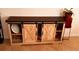 Living room features a cabinet with sliding doors at 3041 Tobago Dr, Haines City, FL 33844