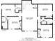 A black and white floor plan of the second floor of a home at 4190 Bull St, St Cloud, FL 34772