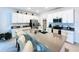 Spacious kitchen with a large island, modern appliances, and ample storage space at 4190 Bull St, St Cloud, FL 34772