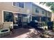 This backyard has a screened porch, grill, and wood deck at 554 Northbridge Dr, Altamonte Springs, FL 32714