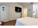 Bright bedroom with TV, closet, and access to the bathroom at 554 Northbridge Dr, Altamonte Springs, FL 32714