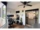 Bright office features a modern desk setup and a view at 554 Northbridge Dr, Altamonte Springs, FL 32714