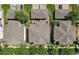 Aerial view of neighborhood featuring home rooftops and manicured lawns at 6632 Pasturelands Pl, Winter Garden, FL 34787
