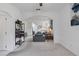 Bright living room featuring neutral tones and comfortable furnishings under arched ceilings at 6714 Bouganvillea Crescent Dr, Orlando, FL 32809