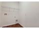 Laundry area with hookups and shelving at 832 Lake Dell Rd, Dundee, FL 33838