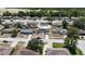 Scenic aerial view of a residential neighborhood with well-maintained homes and lush landscaping at 15106 Sw 38Th Cir, Ocala, FL 34473
