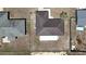 Overhead view of a cozy home with a fenced backyard, showcasing the property's layout and surrounding neighborhood at 15106 Sw 38Th Cir, Ocala, FL 34473
