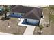 Attractive home with a one car garage, manicured landscaping, and a welcoming walkway leading to the entrance at 15106 Sw 38Th Cir, Ocala, FL 34473