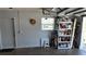 This garage contains shelves for storage and easy access through the door at 15106 Sw 38Th Cir, Ocala, FL 34473
