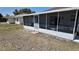 Spacious screened-in porch overlooking a grassy backyard, ideal for relaxation at 15106 Sw 38Th Cir, Ocala, FL 34473