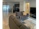 Open-concept living space featuring the kitchen, dining, and living room with comfortable seating at 15954 Sw 55Th Avenue Rd, Ocala, FL 34473