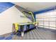Finished garage with air hockey table, painted walls, and updated flooring at 2735 Lido Key Dr, Kissimmee, FL 34747