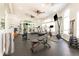 Well-equipped gym with treadmills, weights, and ample space for workouts at 2735 Lido Key Dr, Kissimmee, FL 34747