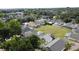 An aerial showcases a well-planned community with beautiful homes, many featuring screened pools and lush landscaping at 334 Grosvenor Loop, Davenport, FL 33897