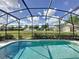 Inviting pool in private screened enclosure at 334 Grosvenor Loop, Davenport, FL 33897