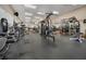 Well-equipped gym with various weight machines, treadmills, and mirrors for a complete workout at 3421 Capland Ave, Clermont, FL 34711