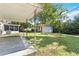 Backyard with an open shed area at 3503 S Crystal Lake Dr, Orlando, FL 32806