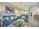 Inviting living room with comfortable seating, a rustic coffee table, and an open floor plan at 702 Gran Bahama Blvd, Davenport, FL 33897
