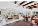 Spacious clubhouse featuring comfortable seating, tables and a modern interior design at 7562 Sunflower Cir, Kissimmee, FL 34747