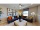 Comfortable living area with plush seating and stylish decor at 812 Lake Dell Rd, Dundee, FL 33838