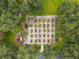 Aerial view of community garden plots offering residents a chance to grow their own fresh produce at 130 Los Gatos Pl, Kissimmee, FL 34759
