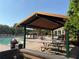 The community pool has shaded picnic tables, lounges, and chairs, great for enjoying the outdoors at 1648 Heart Bar Rd, Kissimmee, FL 34744