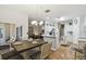 Eat in dining area flows into the modern kitchen at 523 Shell Creek St, Poinciana, FL 34759
