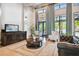 Welcoming lounge area with comfortable seating, stylish decor, and views of the community at 523 Shell Creek St, Poinciana, FL 34759