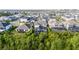 Aerial view features houses with screened pools and well-manicured landscaping at 6953 Broglie St, Orlando, FL 32827