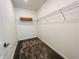 Walk-in closet with carpet flooring and metal rack at 8023 Sayings Dr, Winter Garden, FL 34787