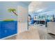 Themed bedroom featuring custom mural and bunk beds with colorful bedding at 8943 Amelia Downs Trl, Kissimmee, FL 34747