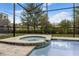 A detailed closeup of a pool spa showcases relaxation at 8943 Amelia Downs Trl, Kissimmee, FL 34747