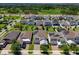 Aerial view of a suburban neighborhood featuring well-manicured lawns and golf course views at 9056 Pinch Shot Dr, Winter Garden, FL 34787